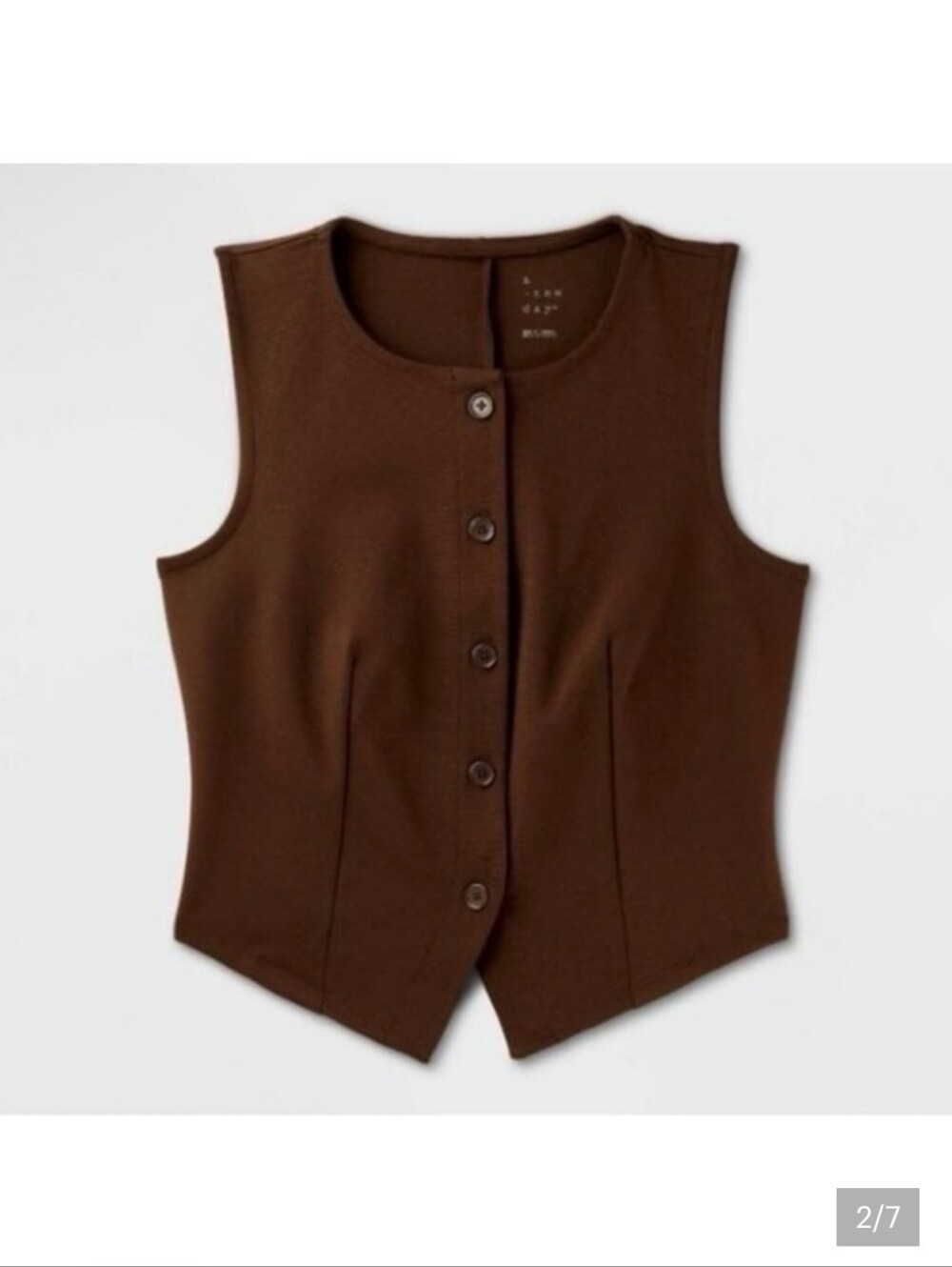 A New Day Brown Vest